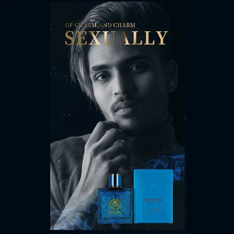 B 100ml Men's Perfume Long-lasting Scent Fragrance Light Fresh Ocean Attractive Opposite Fragrance Dating Fresh Feminino Perfume